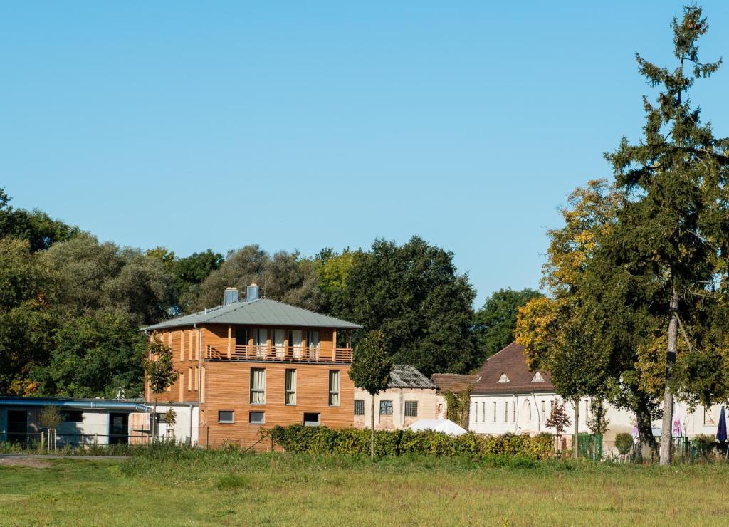 Gaestehaus Am Landgut Schonwalde-Glien Exteriör bild