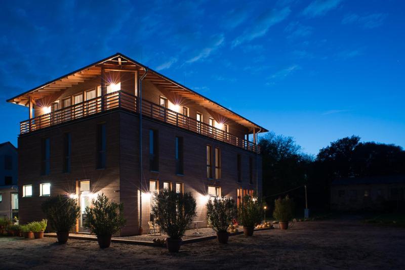Gaestehaus Am Landgut Schonwalde-Glien Exteriör bild