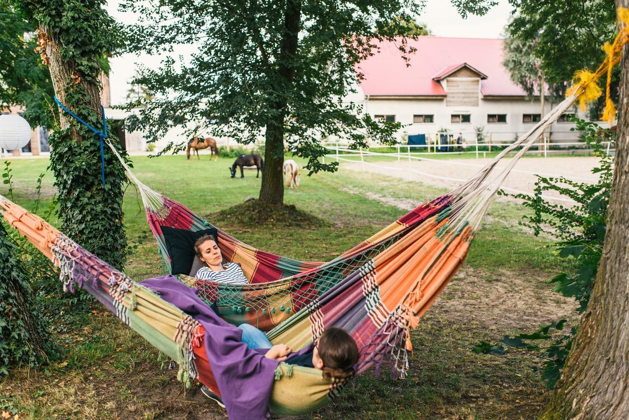Gaestehaus Am Landgut Schonwalde-Glien Exteriör bild